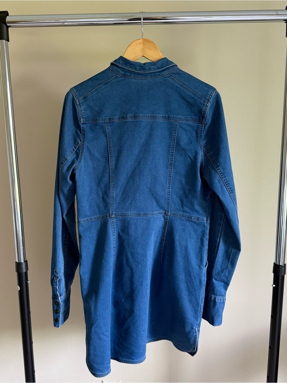 Free People Denim Shirt Dress - Picture 6 of 6